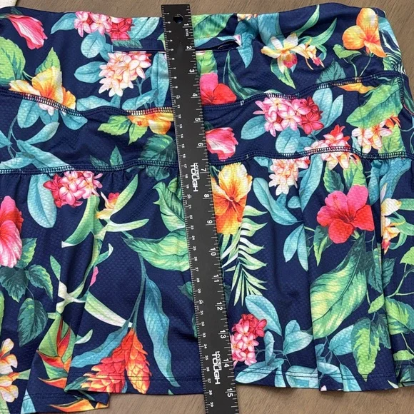 Gottex Navy Floral Skort - Picture 6 of 6